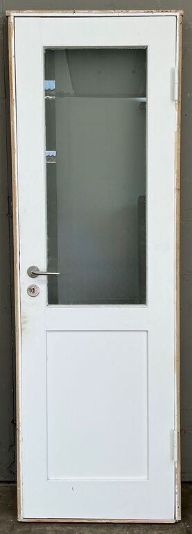 Badeværelsesdør med glas 68 cm