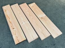 Gulvplanke i Douglas - 21 cm bredde