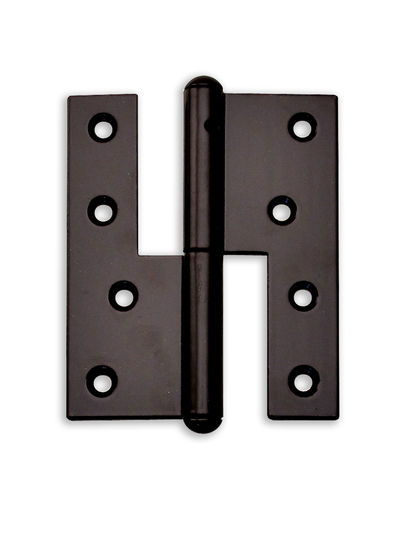 Dørhængsel højrehængt 138 mm brunt