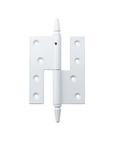 Hamborghængsel, venstrehængt, 166 mm (hvid)