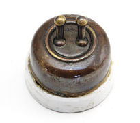 Messing krone afbryder