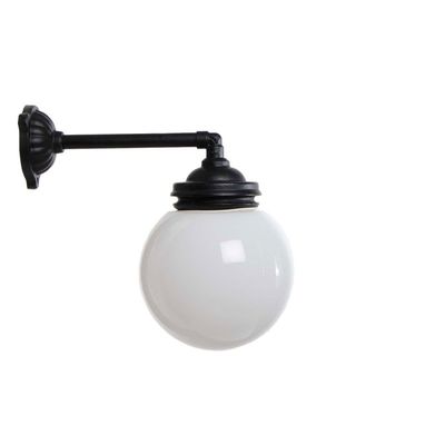 Gårdlygte med glaskuppel (kort model)