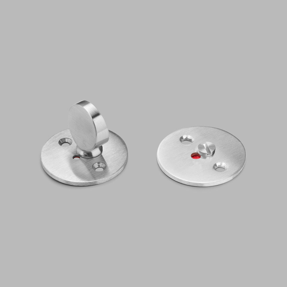 AJ toiletmarkering - børstet stål - d line