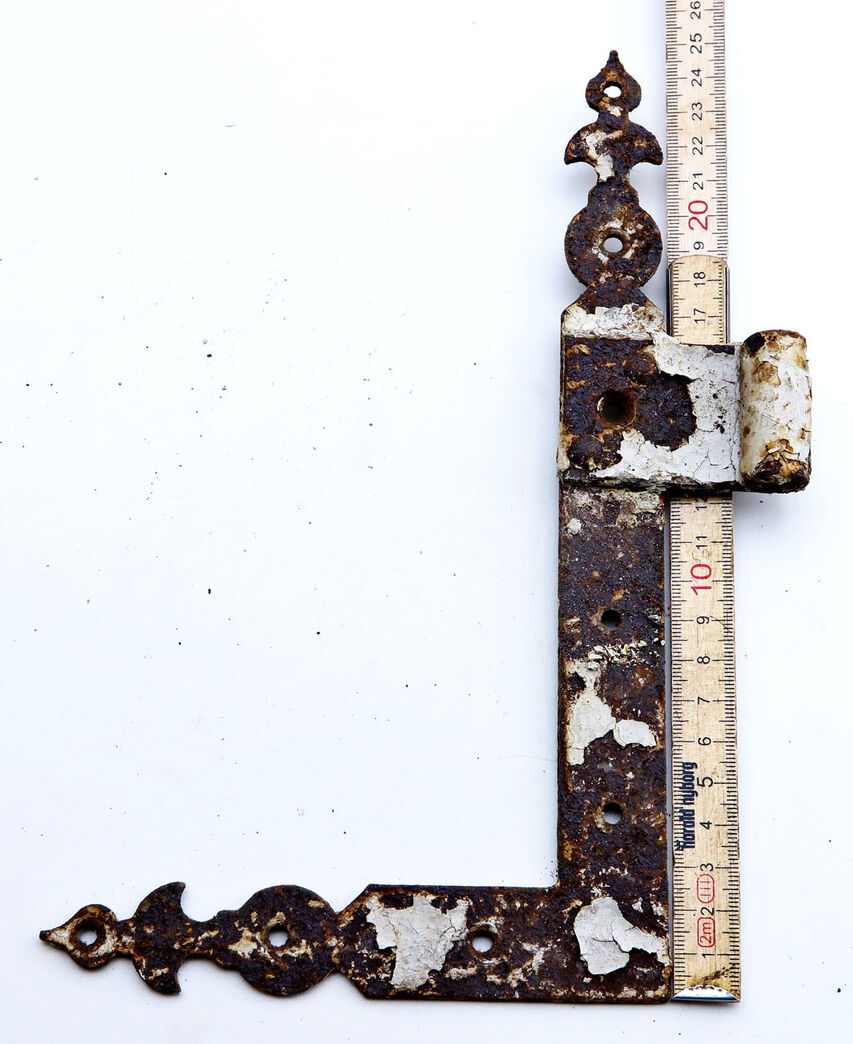 Hjørnebåndshængsel - 122 mm.