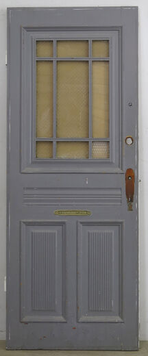 Fyldningsdør med glas - uden karm