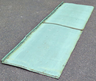 Irret kobberplade 190 - 215 cm