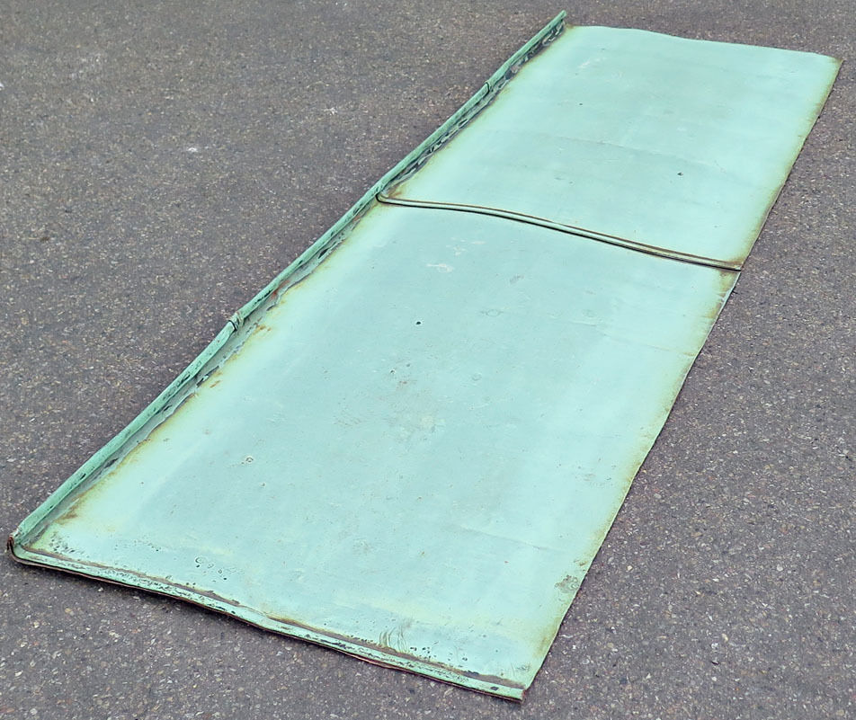 Irret kobberplade 190 - 215 cm