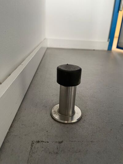 Dørstopper matbørstet