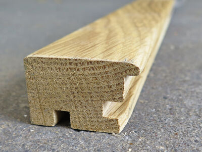 Junckers dobbelt trappeforkant - Eg lak