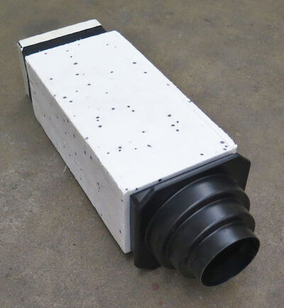 Aftræksrør med isolering 600x175x125 mm