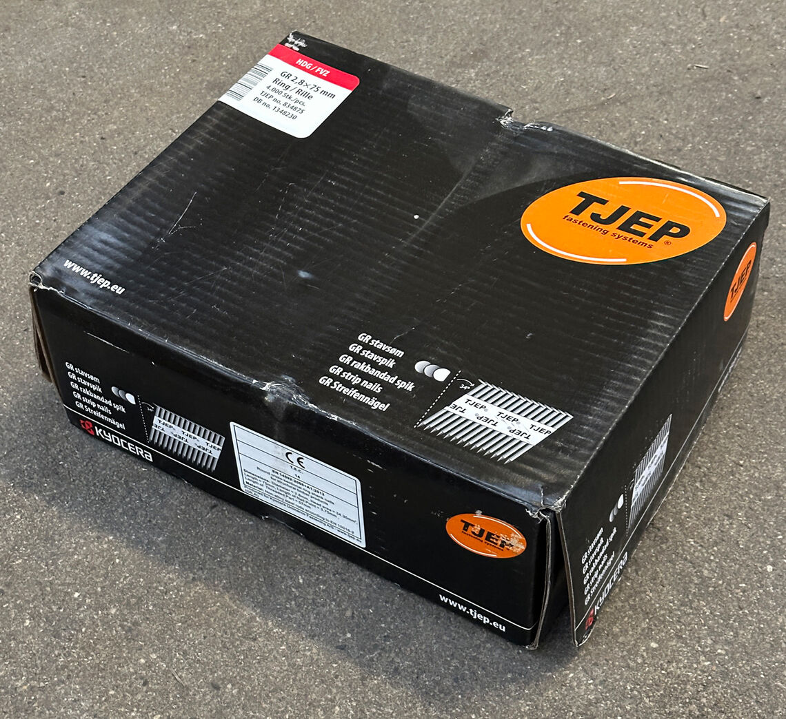 Tjep stavsøm 2,8x75 mm 4000 stk