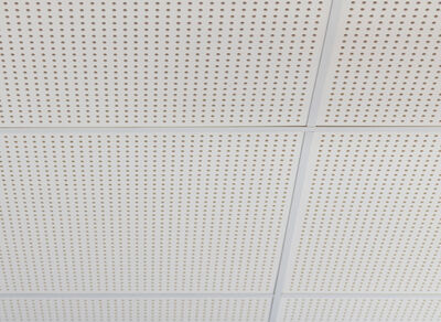Gips akustikloft 595x595x12 mm
