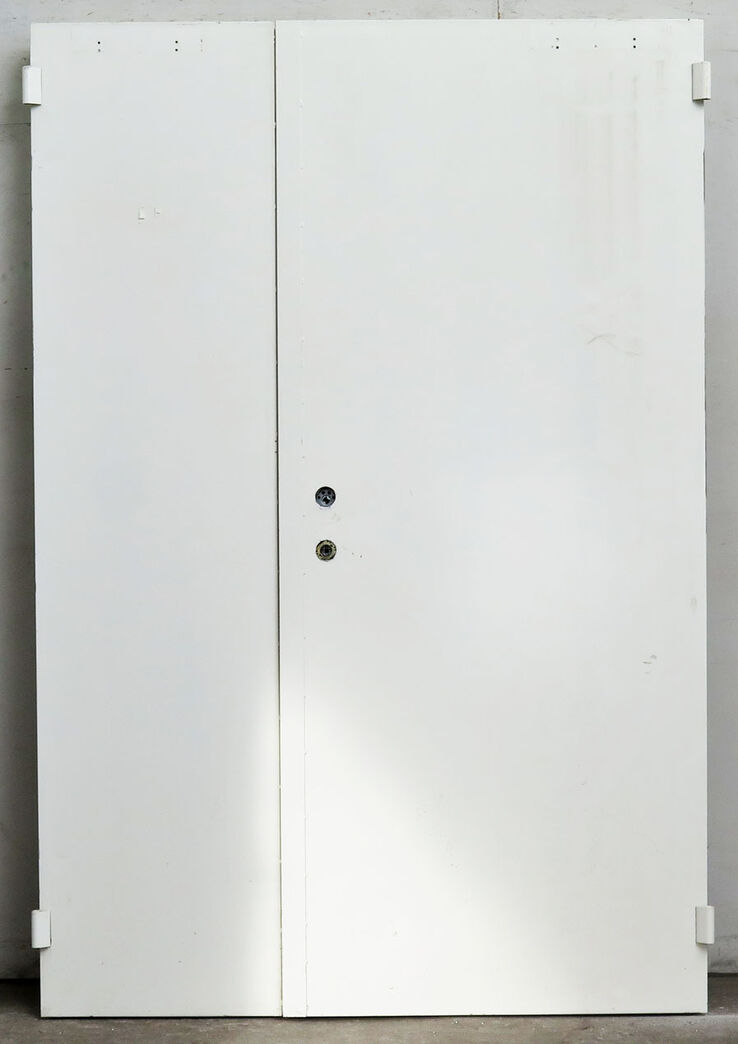 Dobbelt BS60 ståldør med karm