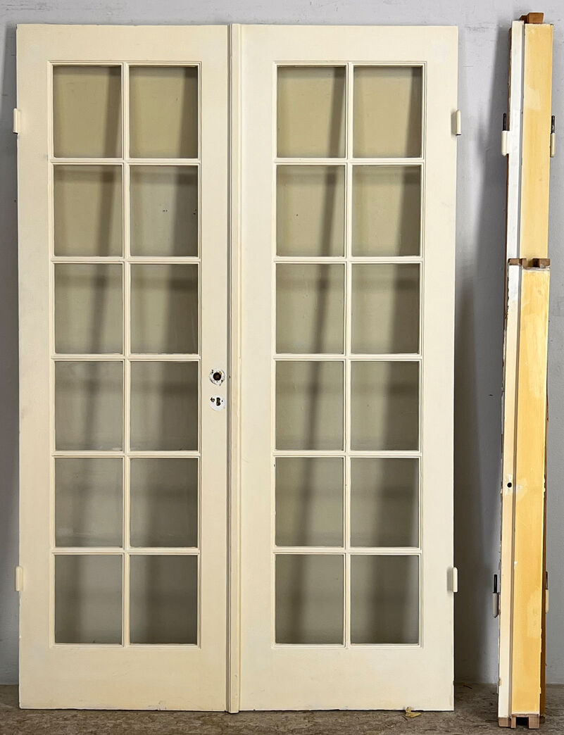 Fransk dør med karm