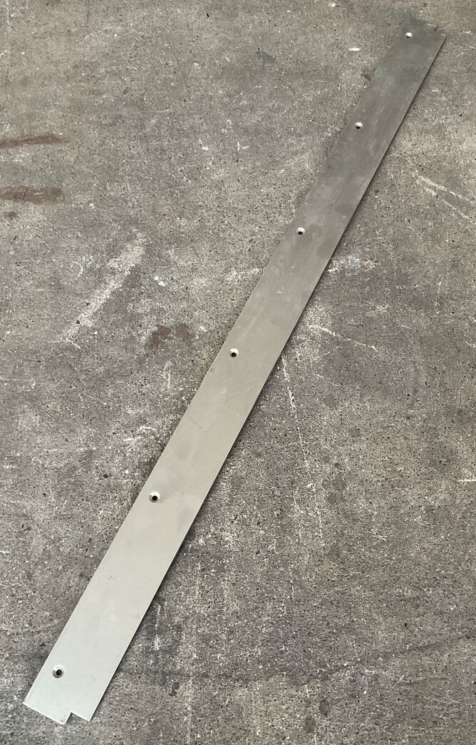Bundstykke- stål- rustfrit 930 mm