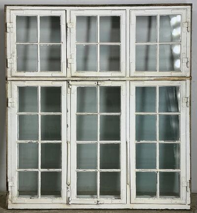 Sprossevindue i 3-fag