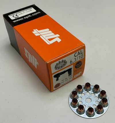 SPIT patron 6,3/10 - Rød - 10x10 stk.