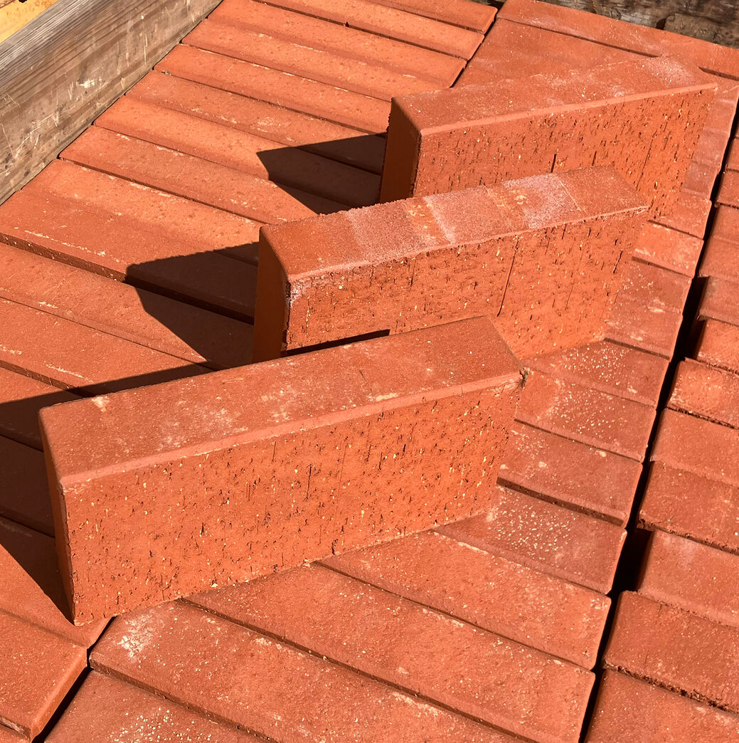 Rød belægningstegl