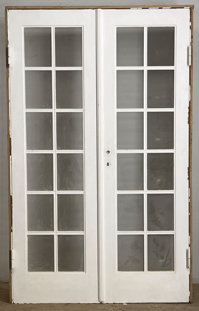 Fransk dør med karm