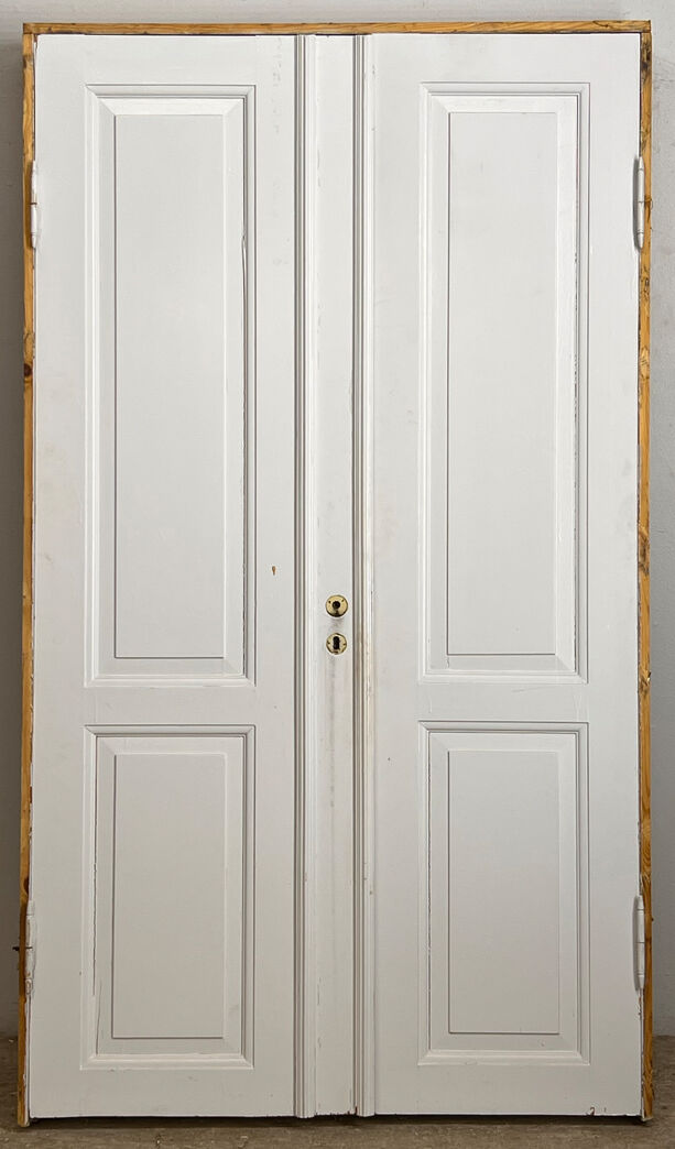 Dobbeltdør med karm