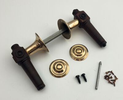 Bubinga spidsgreb med bronze halse