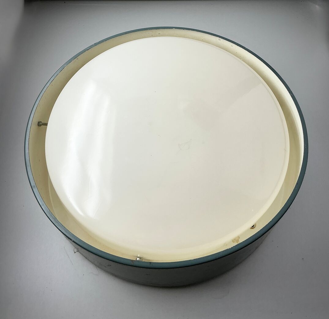 Fog og Mørup plafond lampe fra 1970 m/uoriginal skærm
