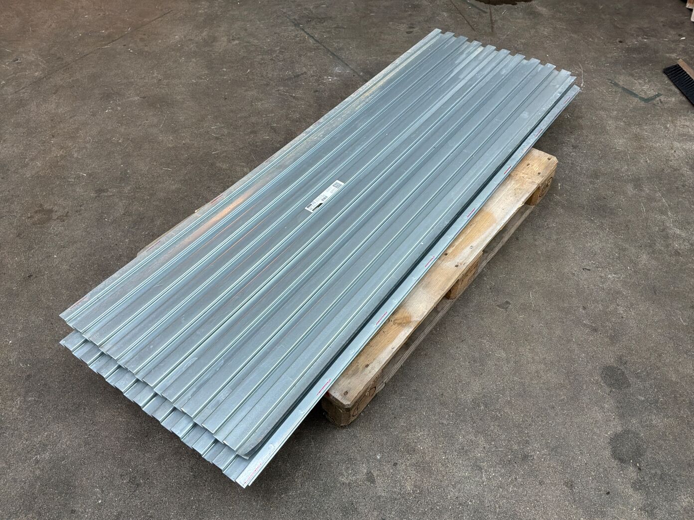 4,5 m2 Duofor ståltrapezplader - 4 plader