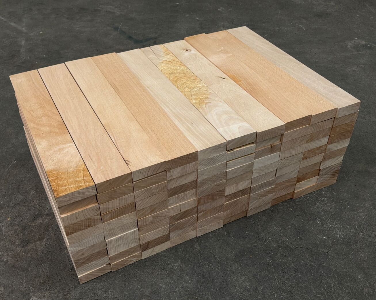 100 stk. Bøgestave 21x57x405 mm