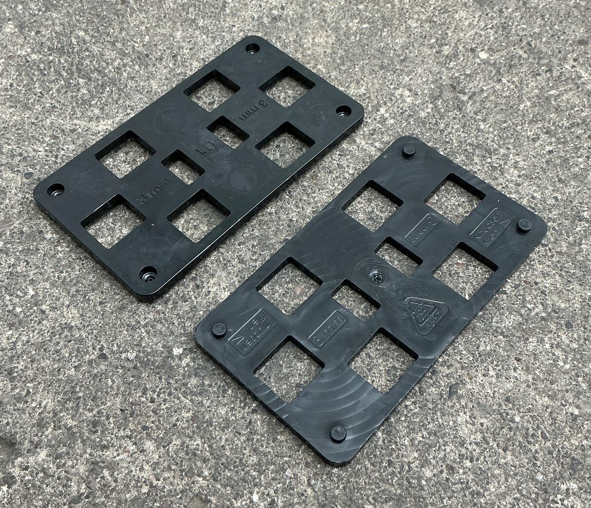 1000 stk. K-Klods 45 3mm - sort