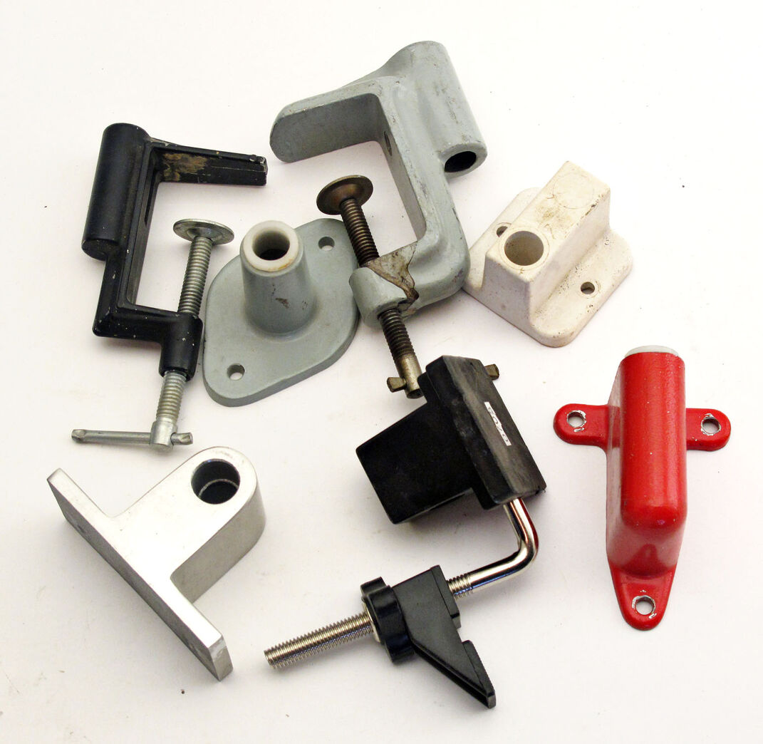 Ass. beslag til arbejdslamper