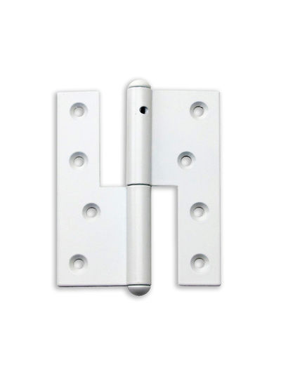 Dørhængsel højrehængt 120 mm hvidt