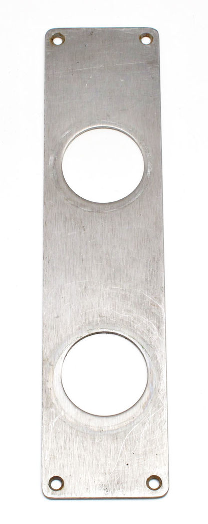 Ruko 4009-3044 dækskilt i børstet stål - 2 mm.