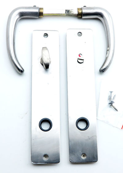 Stålgreb med toiletmarkering