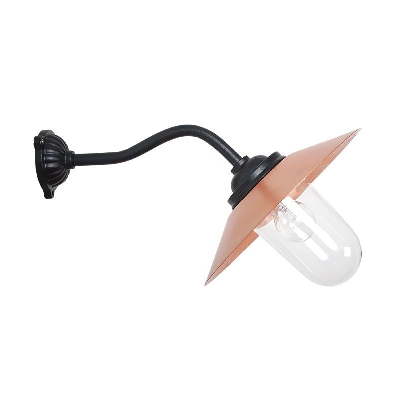 Staldlygte - kobber skærm (45 grader lysvinkel)