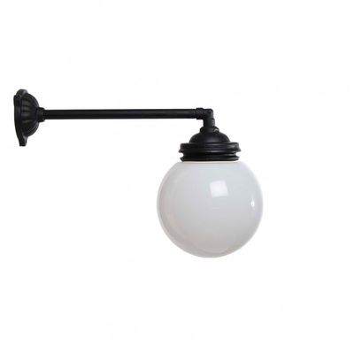 Gårdlygte med glaskuppel (lang model)