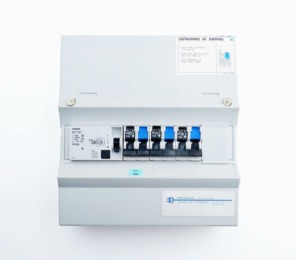 Gruppetavle komplet Gruppetavle komplet