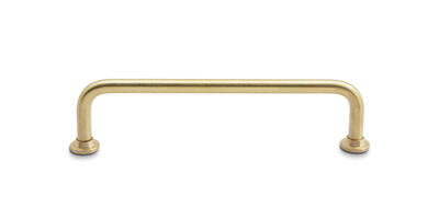 Klassisk bøjlegreb 96mm - mat messing