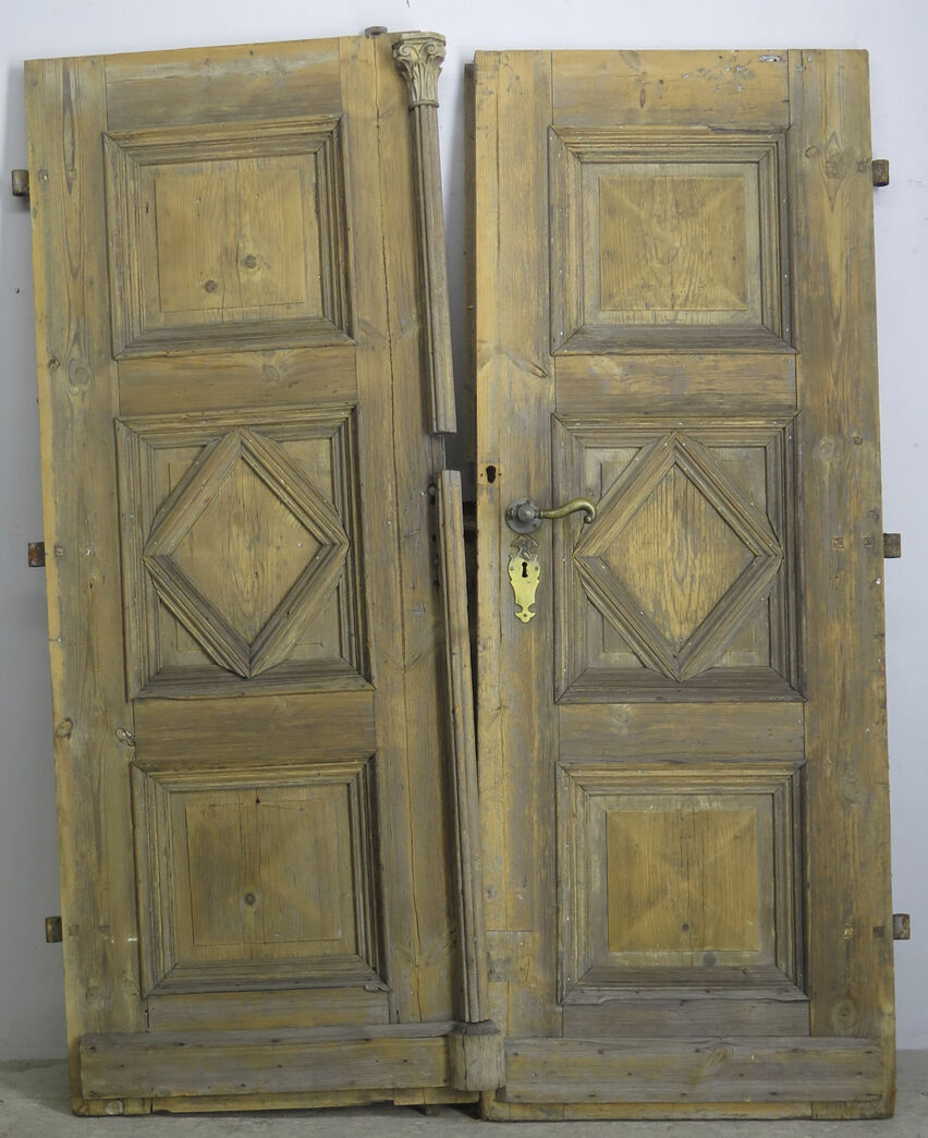 Dobbeltdør uden karm