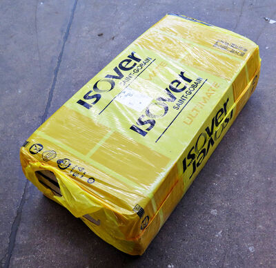 Mineraluldsplade med sort Alu, 60mm