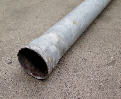 Nedløbsrør i galvaniseret stål