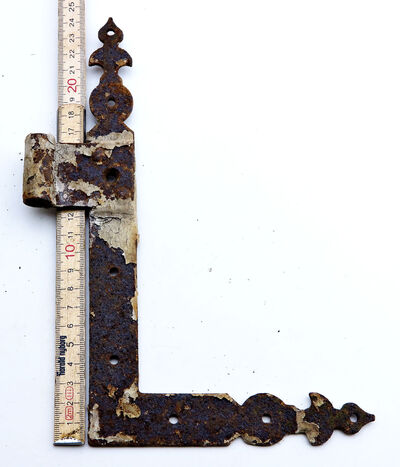 Hjørnebåndshængsel - 124 mm.