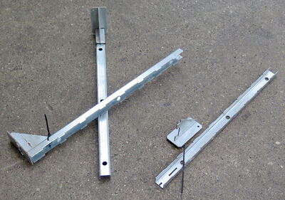 Vinduesmontagebeslag til teglstensvæg 53 cm