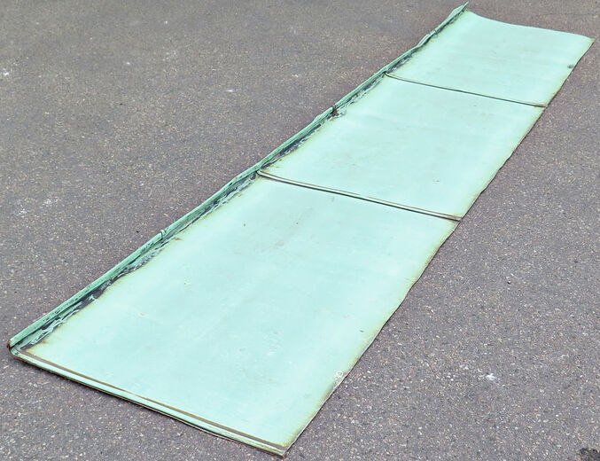 Irret kobberplade 220 - 300 cm