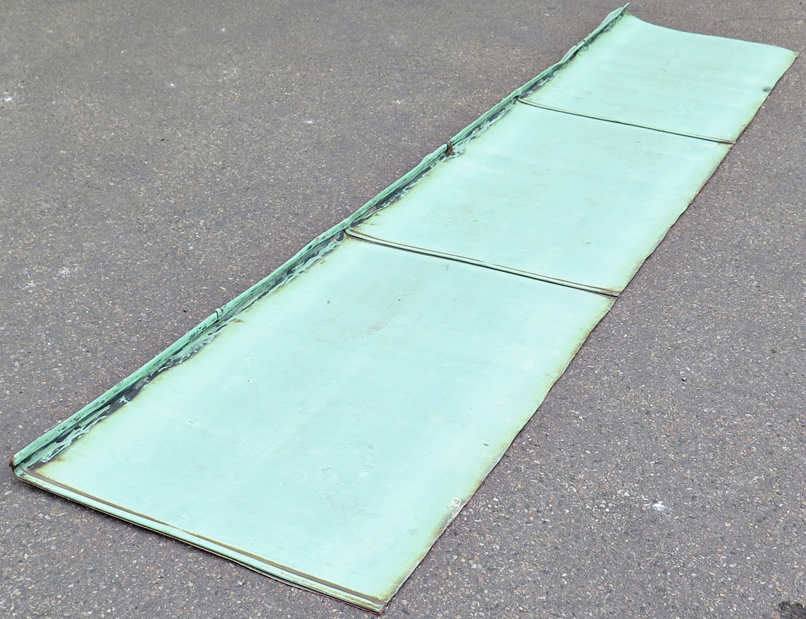 Irret kobberplade 220 - 260 cm