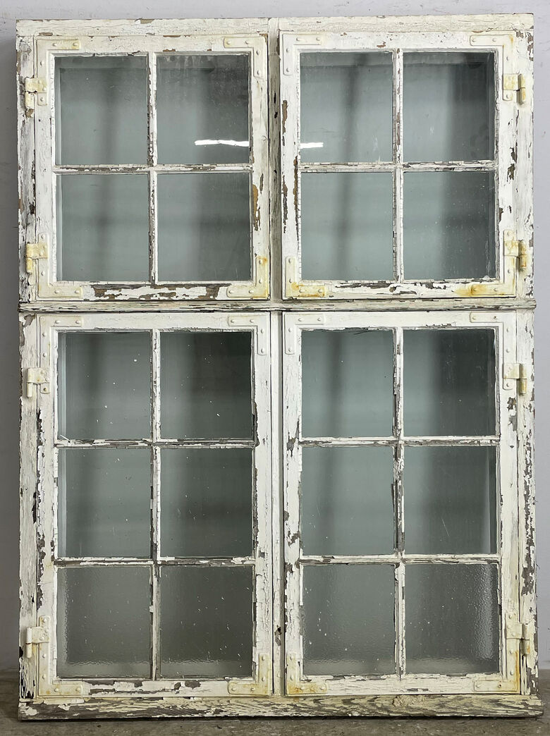 Sprossevindue med forsatsrammer