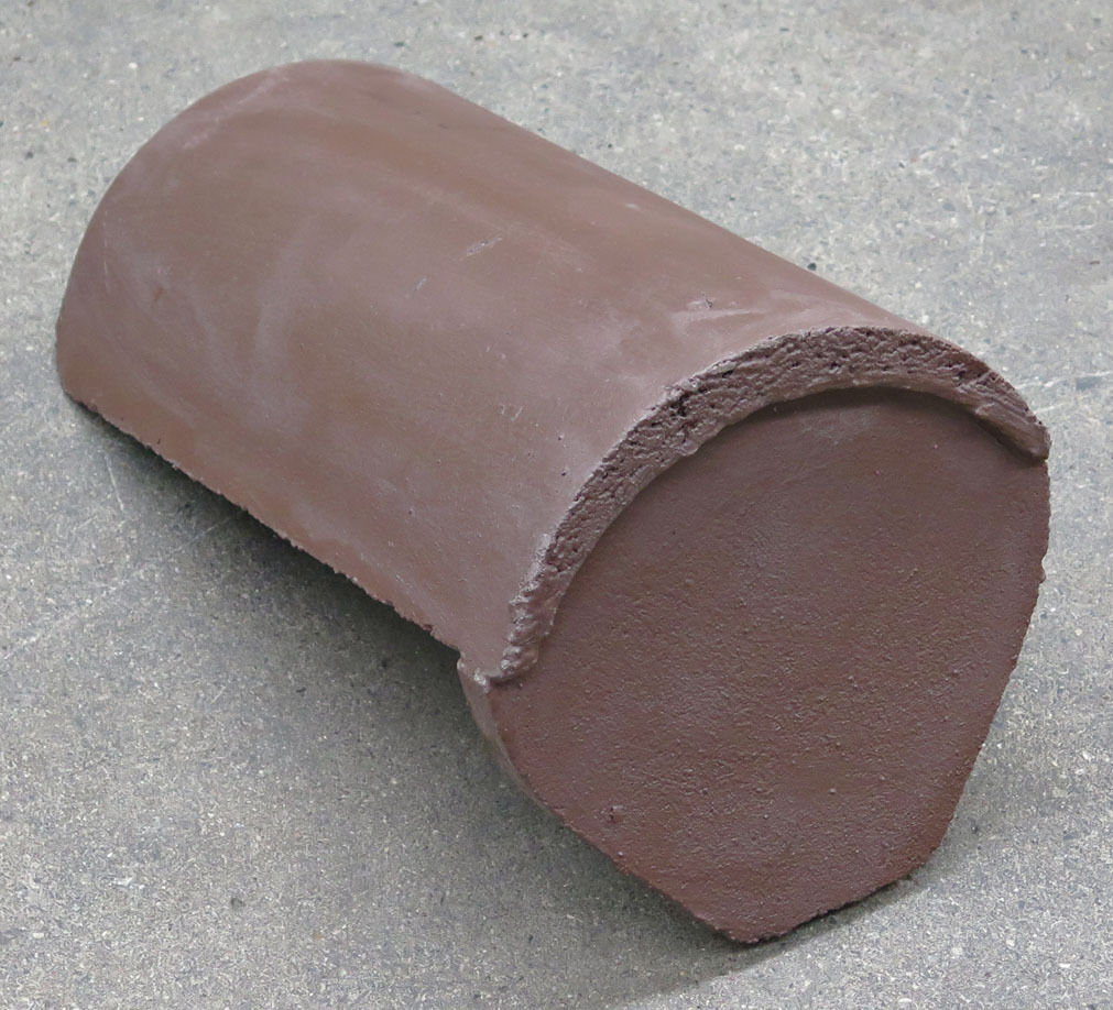 Monier rygningsafslutning slut - Polar brun