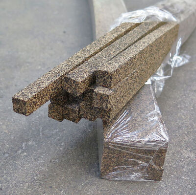 Kork strimler 12x12x1000 mm, 12 stk.