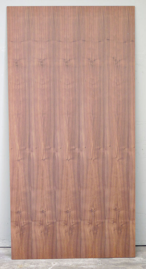 Fineret valnød plade 2400x965x16 mm