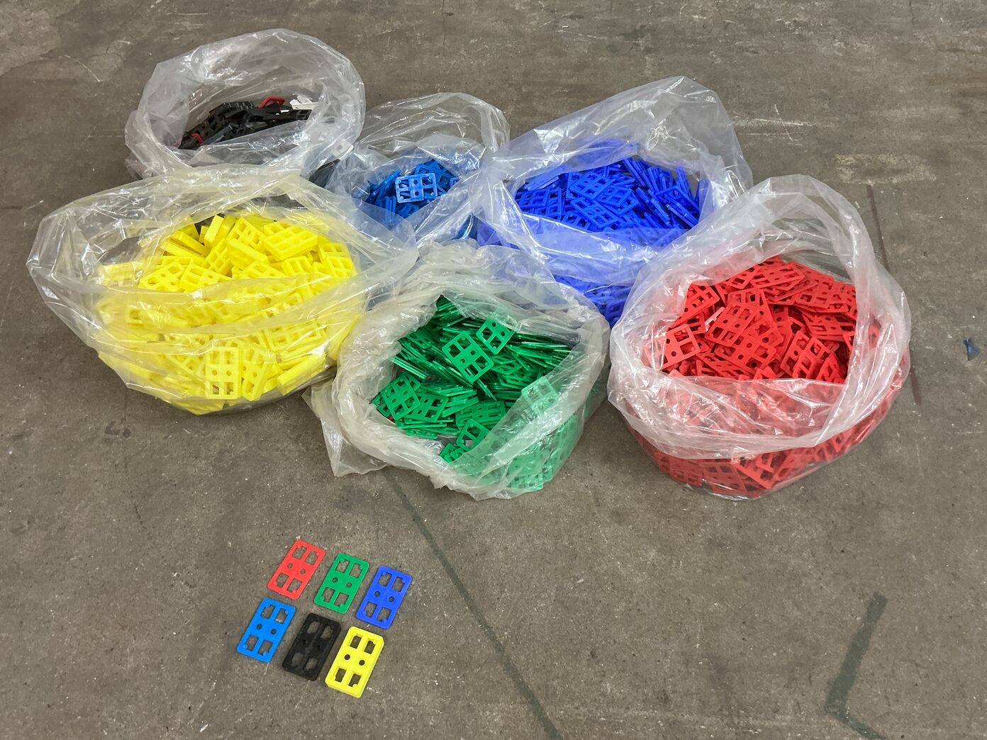 Samlet parti Harpun justerbrikker