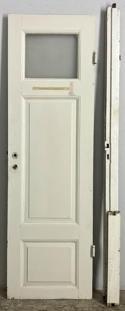 Fyldningsdør med glas - I karm